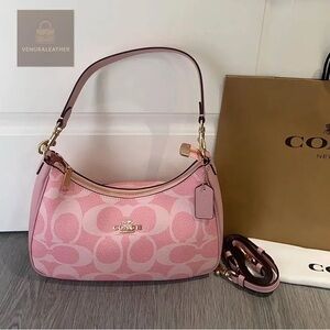 Coach Signature Pink Shoulder Bag